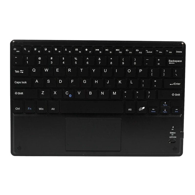 Wireless Keyboard with Presspad Support for IOS Android Windows OS Bluetooth Keyboards (7 Inch) | Компьютеры и офис