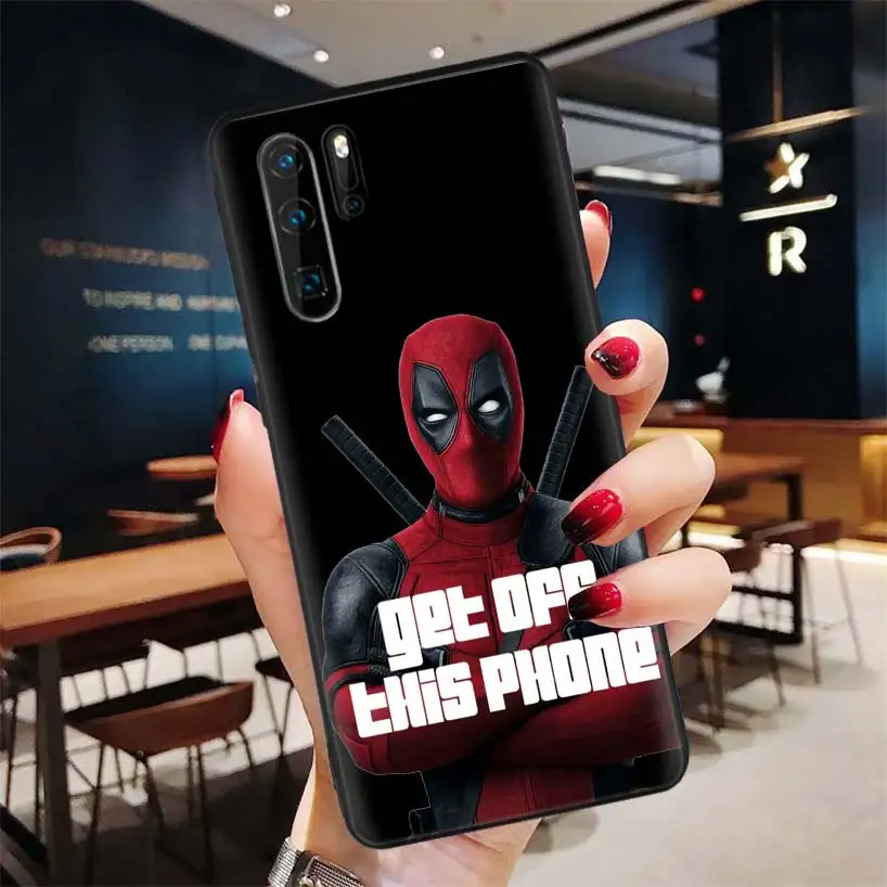 Забавный черный мягкий чехол Deadpool Dead Pool для huawei P30 P20 P10 Lite Pro P Smart Z mate 30 10 20 Lite чехол для телефона - Цвет: BD125-2
