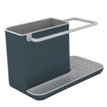 

Plastic Storage Shelves Separated Strainer Multifunctional Filter Basket Kitchen Organizer Bathroom Sponge Clean Accessories