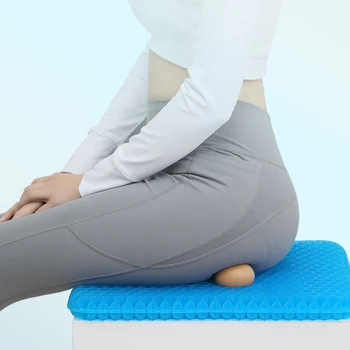 

QDRR Gel cushion car honeycomb chair cushion office sedentary chair summer breathable cushion silicone cushion cold cushion