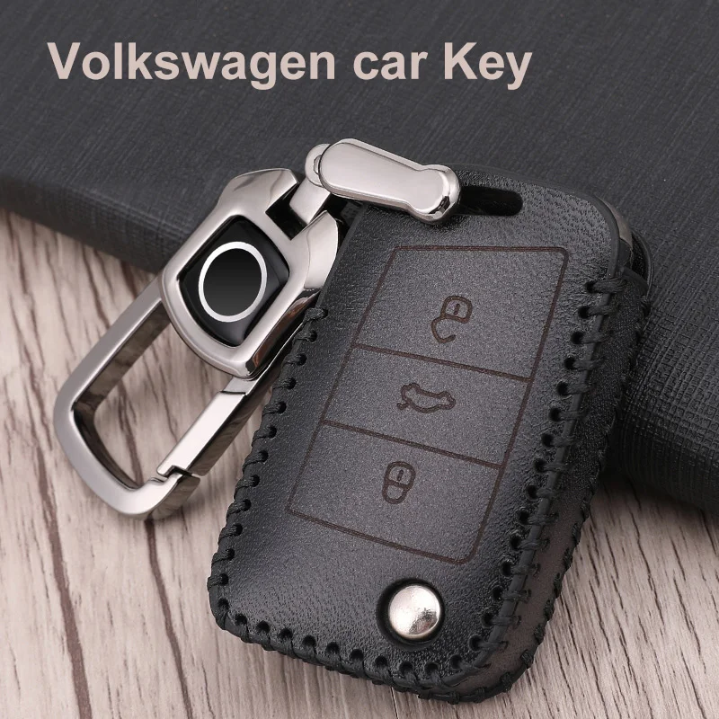 Чехол для автомобильных ключей, подходит для VW Golf 7 MK7 Skoda A7 Golf 4 MK5 6, силиконовые автомобильные аксессуары Key Walle