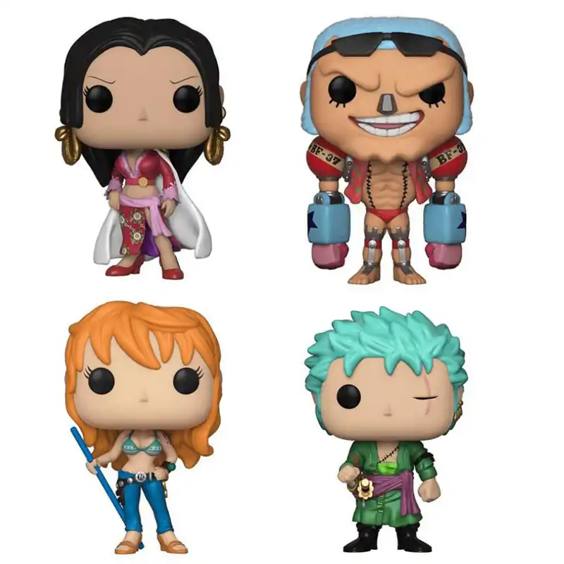アニメ One Piece キャラクターゾロナミフランキー ボア ハンコックかわいいビニールフィギュアモデル人形おもちゃ Action Figures Aliexpress