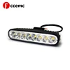 Fccemc 1Pcs 40W 6 Inch DayTime Car Work Light 6000K 3600LM Waterprooof Combo Lamp Suitable for Motorcycle Trucks Off Road