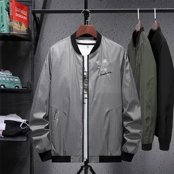 

Men Coat Autumn Middle Age 2020 Big Size Clothes Leisure Plus Fat Plus Jacket Male Super Dad Pack