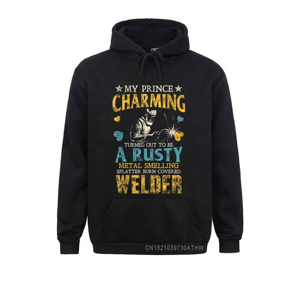 Welder Wife Mom Girlfriend Cute Funny Welding T-Shirt__3960 Summer Summer/Autumn  Male Hoodies Hoods Fitted Long Sleeve Sweatshirts Welder Wife Mom Girlfriend Cute Funny Welding T-Shirt__3960black