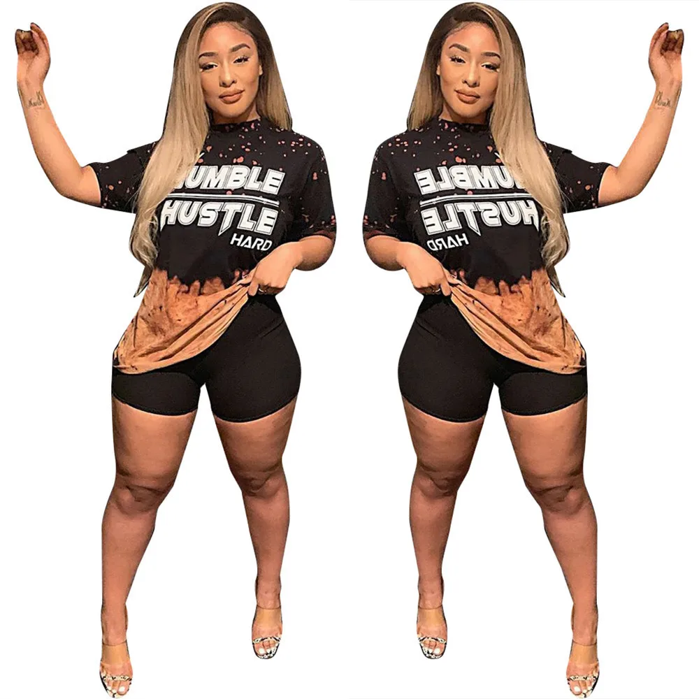

LS6286 Amazon AliExpress Street Cool Europe And America Hot Selling Printed Pullover Fashion Leisure Sports Suit