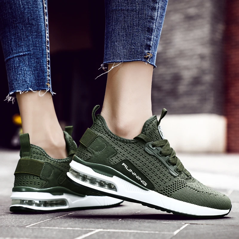 2019 Summer Spring Breathable New Fashion Unisex Couple Footwear Outdoor Walking Casual Shoes Mesh Men Sneakers Women Pink | Обувь