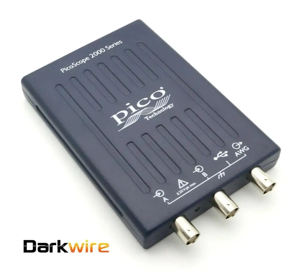 PicoScope 2204A 2 канальный 10 МГц USB осциллограф с зондами технология PICO|Интегральные