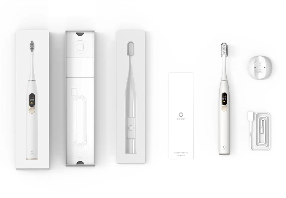 Global Version Oclean X Sonic Electric Toothbrush with 8Pcs Heads Waterproof Ultrasonic Fast Charging Color Screen Tooth Brush Global Version Oclean X Sonic Electric Toothbrush with 8Pcs Heads Waterproof Ultrasonic Fast Charging Color Screen Tooth Brush