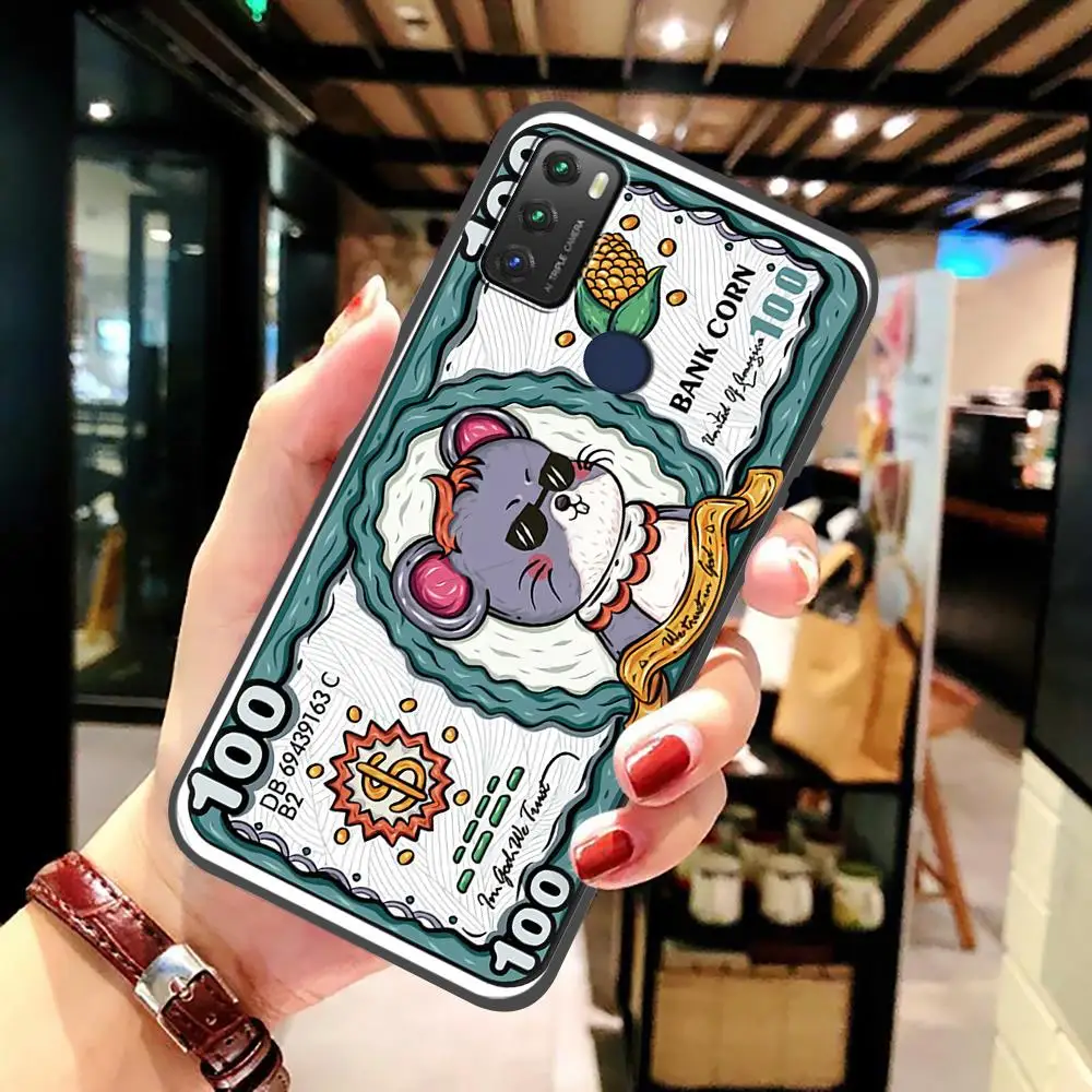 New Arrival Fashion Design Phone Case For TCL 20E/20Y/6125F Cute Shockproof For Woman Soft Case iphone pouch with strap