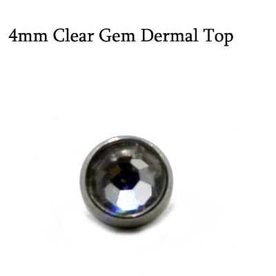 Piece 100% Titanium Micro Dermal Anchor Internally Thread Opals Zircon CZ Gem Top Piercing Skin Diver Base Body Jewelry 16G