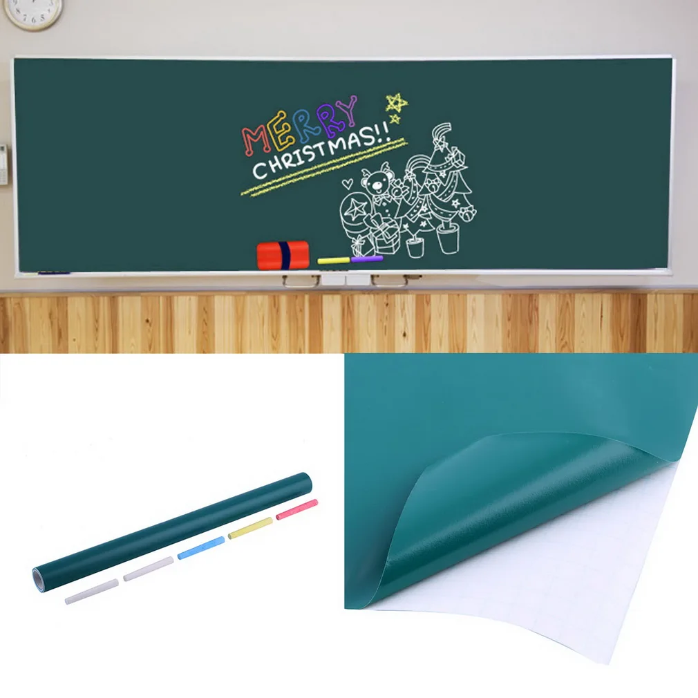 

Movable Write Board Foil Self Adhesive Wall Stickers Memo Board Notes Study Re-writing Wall for Child Office Home Wholesale Hot