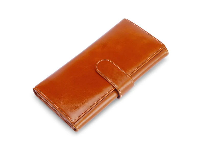 Fashion Womens Wallets And Purses Long Clutch Bags Money Pocket Coin Purse Girl Wallet Female Genuine Leather Rfid Card Holder