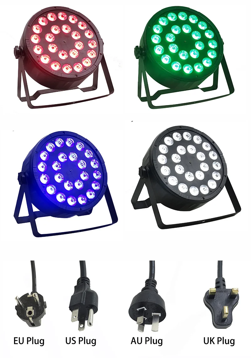 4 шт./лот 24x12 Вт RGBW 4в1 Led Par свет 24*12 Вт с DMX512 профессиональное студийное диджейское Оборудование свадебный бар освещение на сцену