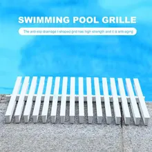 

Swimming Pool Overflow Grid Non-slip Board Water Drain Equipment Accessories Aluminum Adjustable Steps for Boat Boarding