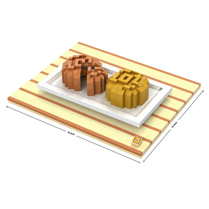 

LOZ Gourmet Series Small Particles Building Blocks Mid-Autumn Festival Moon Cake MID-Autumn Moon Cake 9393