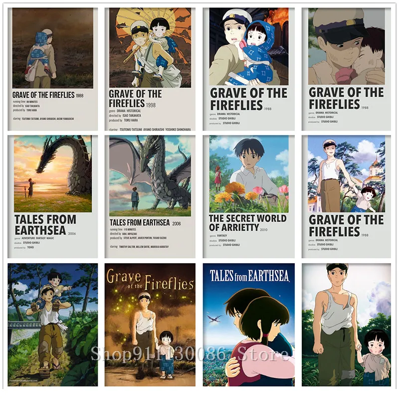 Drama Grave of the Fireflies DVDs for sale