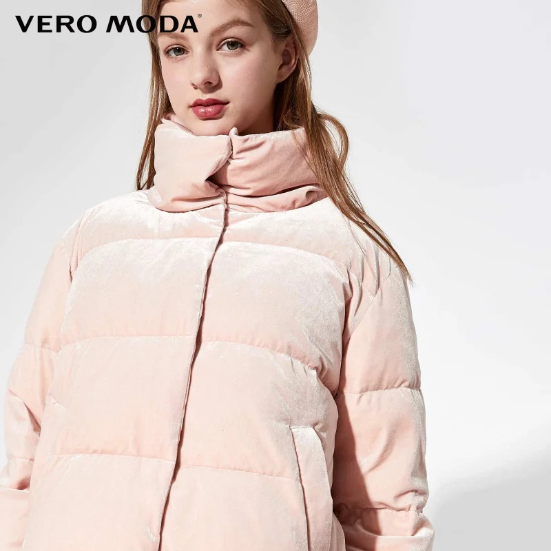 Vero Moda Зимний пуховик с высоким воротником из блестящей ткани | 319423519