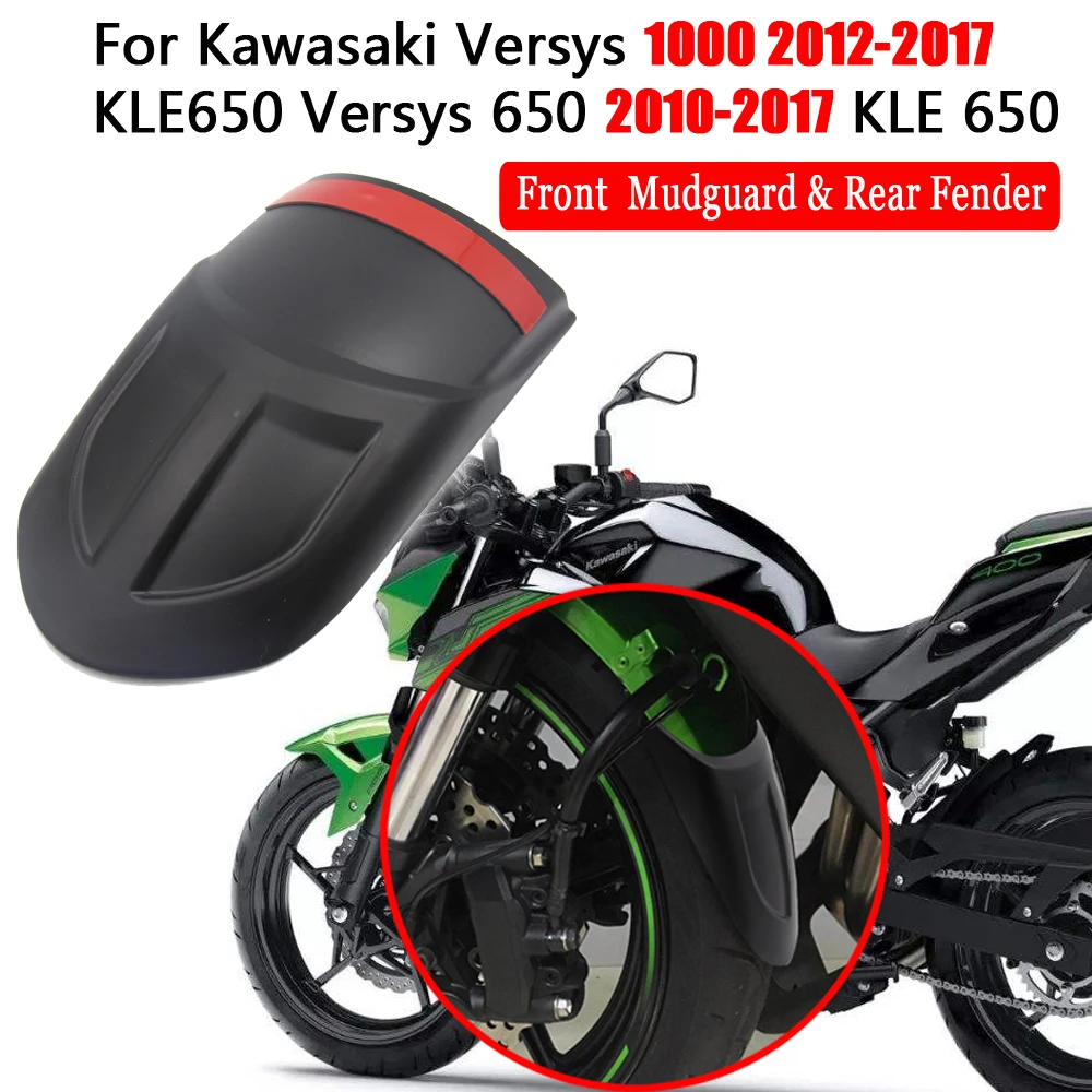 uudgrundelig kyst modul Fit For Kawasaki KLE650 VERSYS 650 1000 VERSYS650 VERSYS1000 Motorcycle Front  Mudguard Fender Rear Extender Extension| | - AliExpress