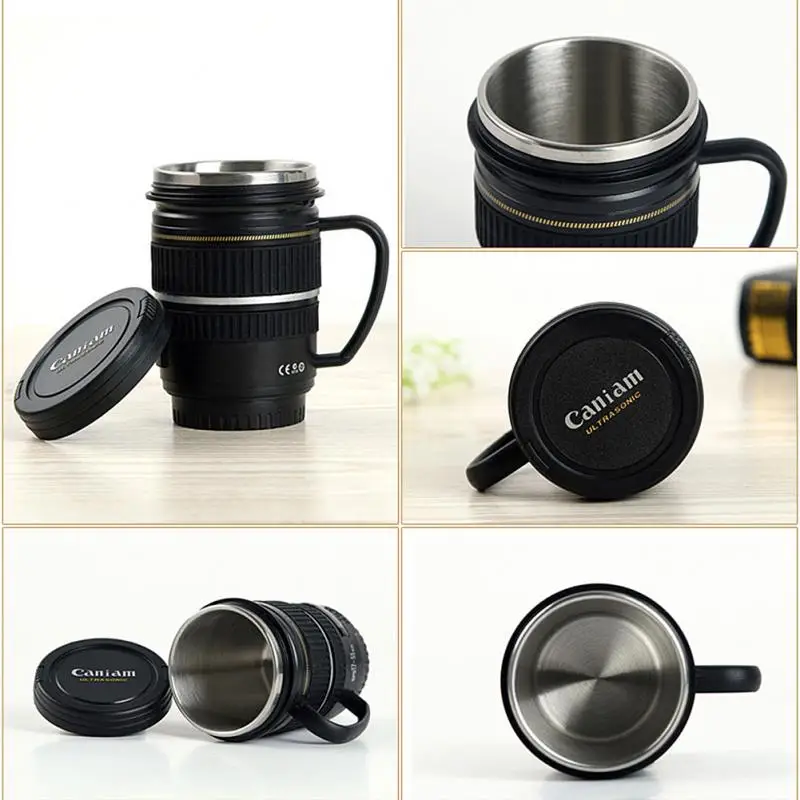 Кофейные чашки 220 мл кружки из нержавеющей стали с подкладкой зеркальная чашка