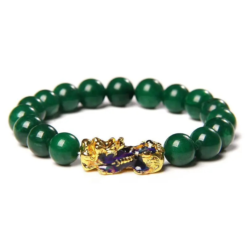 Wealth Bead, Feng Shui Black Obsidian Bracciale 108 Mala Beads Bracciale Pixiu Piyao Bracciale Buddista Preghiera Perline Bracciale 6mm Bracciale Con Perline Amuleto Meditazione Buona Fortuna Braccial