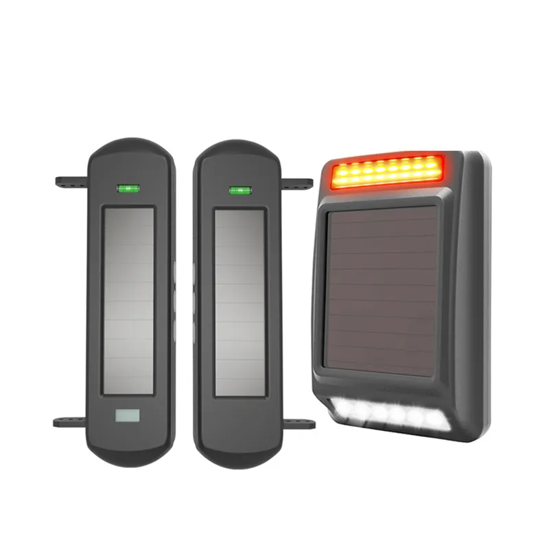 voice alarm sounder HTZSAFE Solar Wireless Alarm System-800 Meters Wireless Range-100 Meters Sensor Range-Solar Siren & Strobe-DIY Home Security motorcycle anti theft Alarms & Sensors