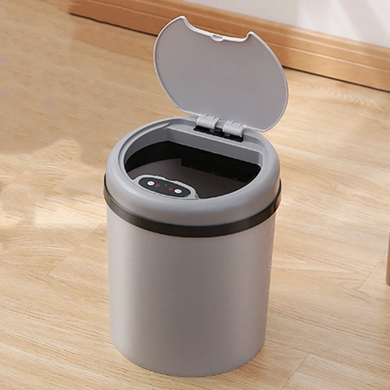 Inductive Trash Can Smart Sensor Automatic Kitchen and Toilet Storage Bin Trash Can Trash Can