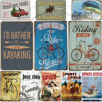 

Just Ride Bicycles Tin Sign Poster Home Decor Pub Bar Club Vintage Wall Art Plaque Signs