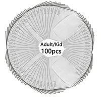 5/10/20/50/100PCS PM2.5 Mask Filter Paper 5Ply Dust Mouth Face Mask Carbon Cotton Disposable Protective For Adult Kids Child 1