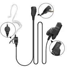 

Walkie Talkie Covert Earpiece Acoustic Tube Headset PTT Accessories for Motorola Radio HT1000 XTS2500 XTS3000 XTS3500 XTS5000