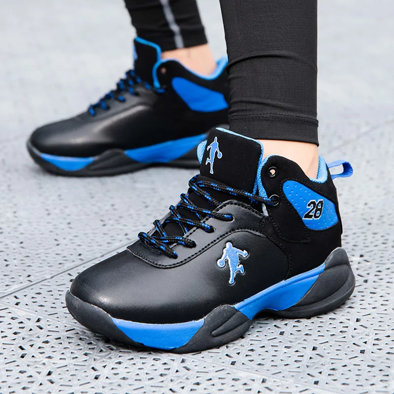 Баскетбольная обувь для мальчиков мягкие летние сетчатые кроссовки на толстой