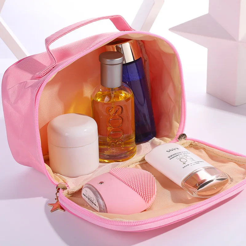 Pochette De Voyage Skinny Dip London - Rose - Grande Taille - Neuf Avec étiquettes - Parfaite Pour Cosmétiques
