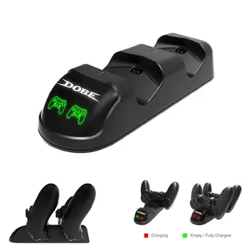 

Dual Controller Charger Charging Stand for PS4/Pro/Slim with 4 Micro USB Dongles LED Indicator