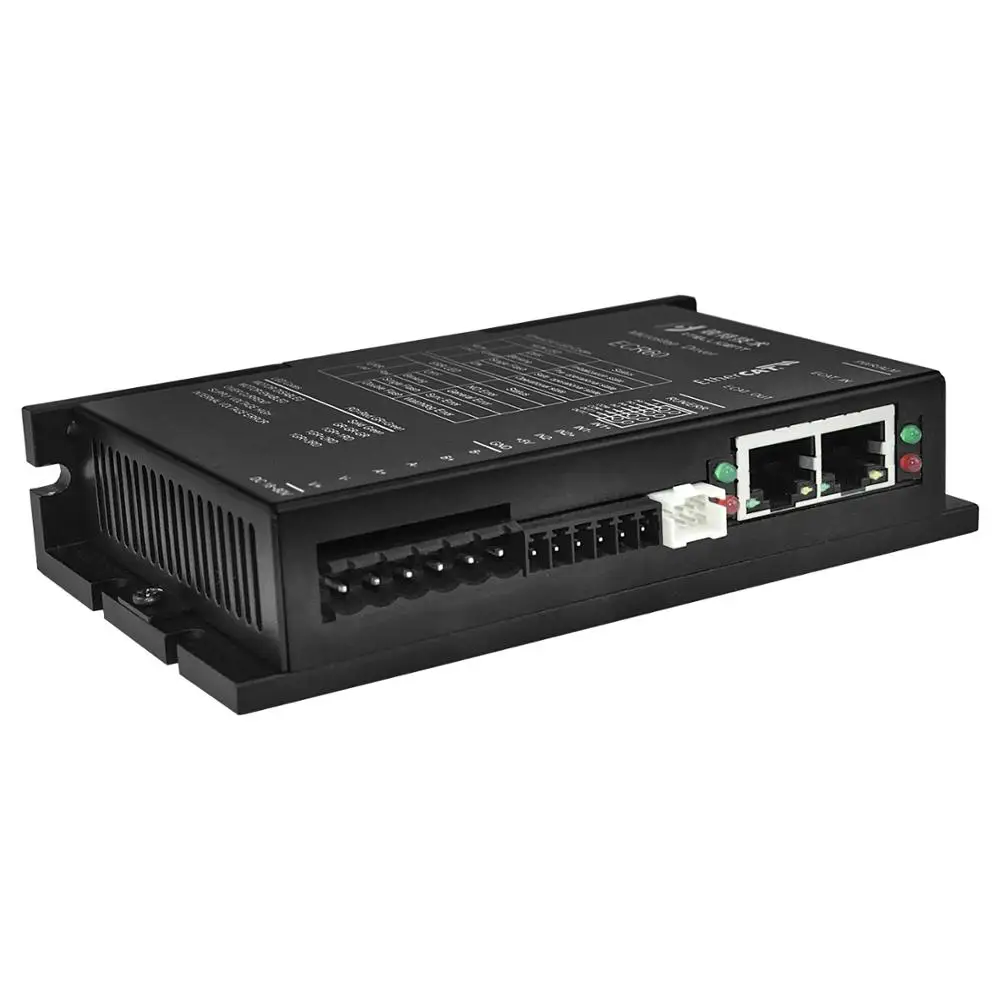 US $234.00 ECR60 High Speed Stepper Servo Driver Nema 23 80VDC Ethercat Stepper Motor Driver Closed Loop