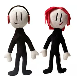 Henry stickmin jogo bonito garoto menina menino pelúcia macio plushie brinquedo boneca recheado animal feliz aniversário presente 4 6 anos presentes de natal