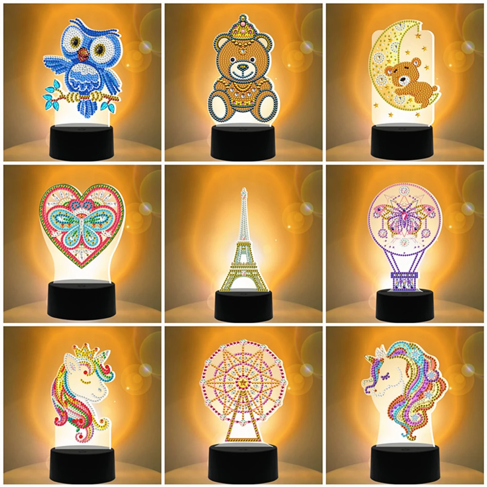EverShine LED Lamp Diamond Painting Light Diamond Embroidery Butterfly