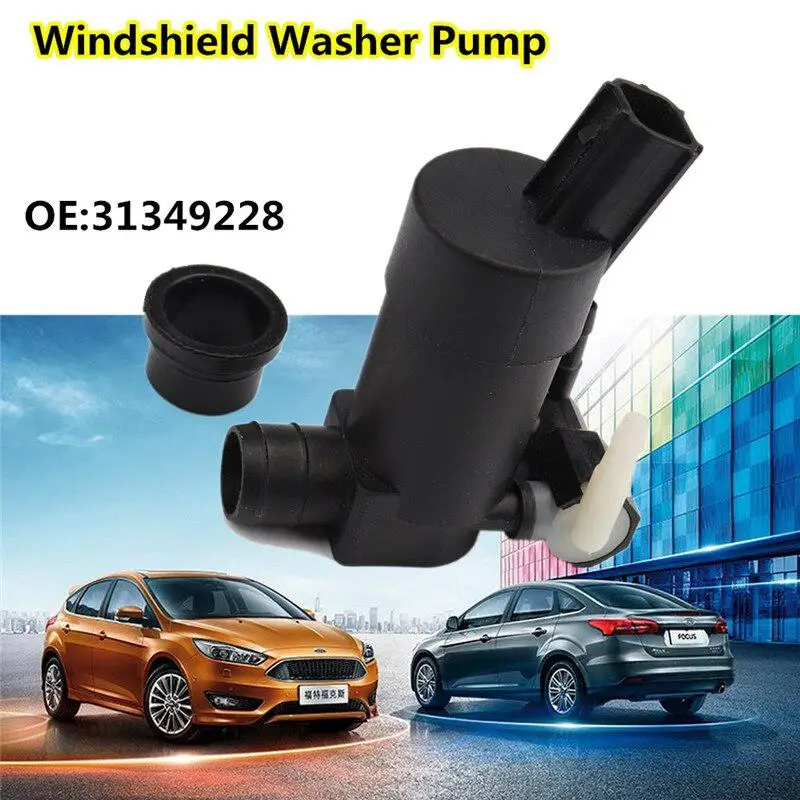 OE: 31349228 автомобильный насос стеклоомывателя стеклоочистителя скруббер спрей насос+ 7 шт. ремонтные Наборы инструментов для Ford focus MK2(2004