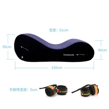 New Toughage Inflatable Chair Sex Sofa With Handle Support Portable Bed Helpful Sexual Posture Cushion Adult Games Furniture 5