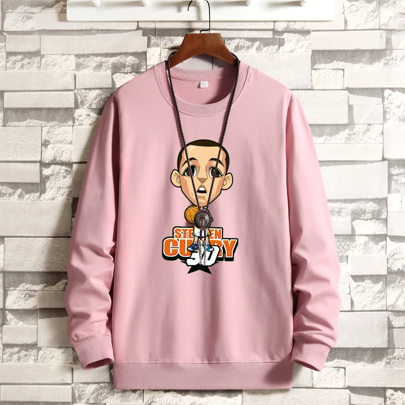 

network red autumn hoodie Korean version of hip-hop sport coat Hong Kong style popular casual top cartoon simple fashion hoodie