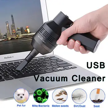 

For Car Laptop PC Piano Pet Dust USB Keyboard Vacuum Cleaner Cordless Computer Cleaners Rechargeable with Cleaning Gel Auto