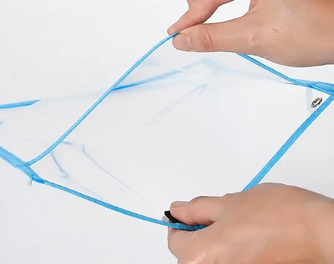 6 Sets Transparent Dry Brush Bag Can Be Reused With PVC PET Writing Dry Wipe Bag Drawing Toy For Kids Children Adult GYH 6