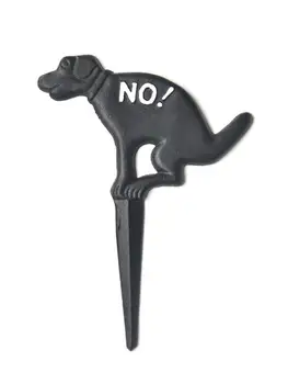 

1Pcs Garden Decoration Jardim Garten Yard Sign Iron Dog Shaped Decorated Inserted Sign Grass Home Garden Yard Decoration