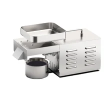 JamieLin горячий и холодный Полностью Автоматический Масляный Пресс из нержавеющей стали маслоотжимная машина небольшого размера