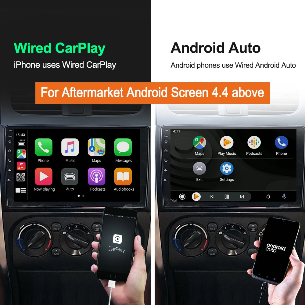 Carlinkit Apple CarPlay Android Авто Carplay Dongle для системы экран Smart link поддержка Mirrorlink IOS14 карта