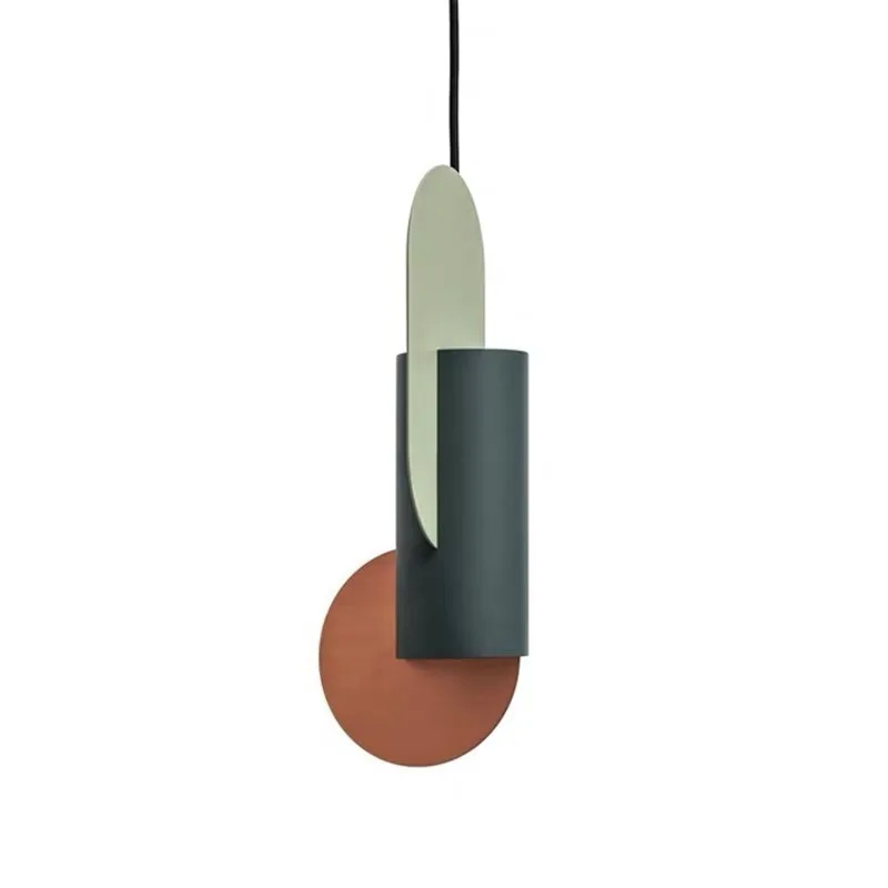 

Postmodern Individual Coloured Tieyi Chandelier Designer Office Clothing Store Model Room Restaurant Small Chandelier