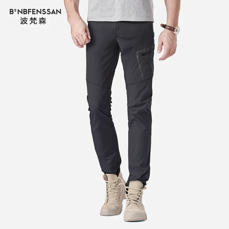 

3733-Germany bonbfenssan Outdoor Spring And Summer Quick Drying Pants Men's Large Size Slim Fit kuai gan ku Thin Climbing Pants
