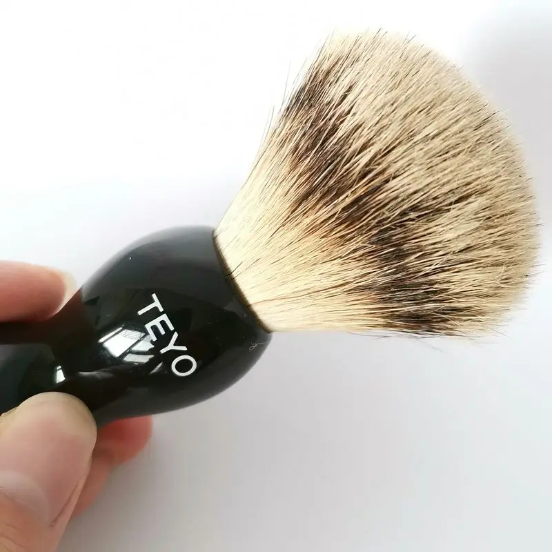 Silvertip Badger Hair Shaving Brush of Resin Handle With Gift Box Packed Perfect for Safety Razor 4