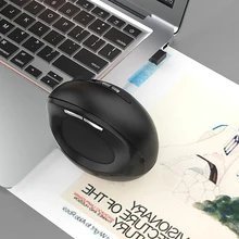 2,4G Беспроводная фотоэлектрическая Вертикальная мышь ноутбук USB мышь офисные аксессуары NC99