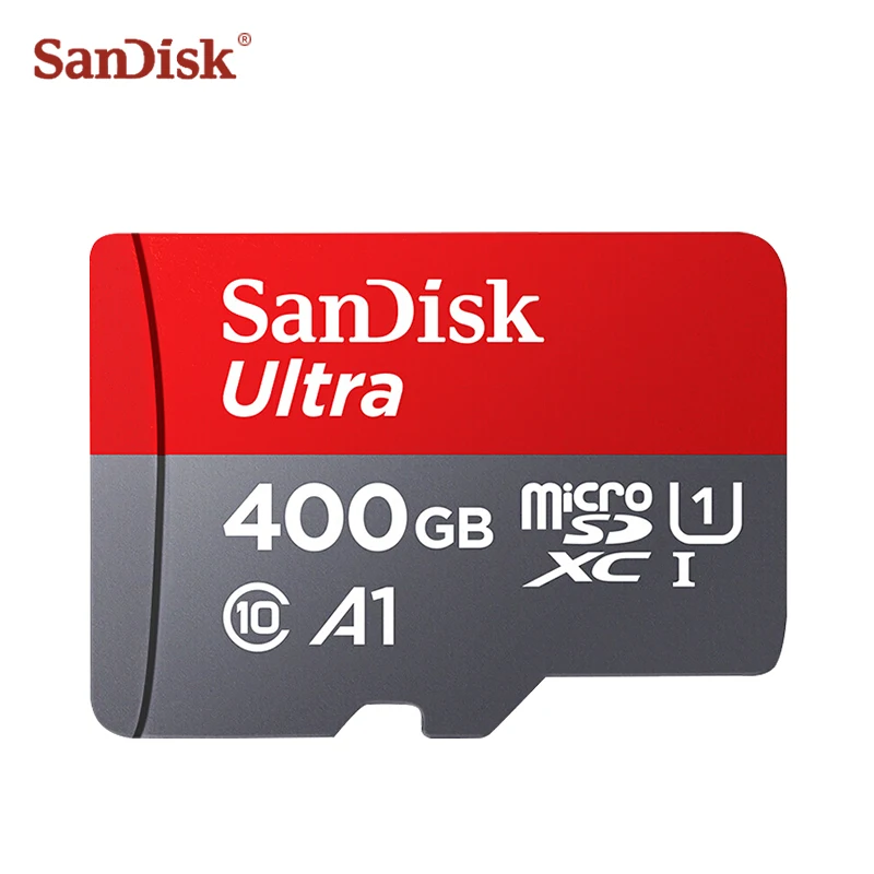 Двойной Флеш-накопитель SanDisk A1 micro sd 32GB карты памяти класса 10, которая была карты 400 Гб 256 ГБ 200 ГБ 128 Гб 64 ГБ Памяти SDXC TF карта, micro sd карта, 32 ГБ оперативной памяти, 16 Гб встроенной памяти, sd-карта - Емкость: 400GB With reader