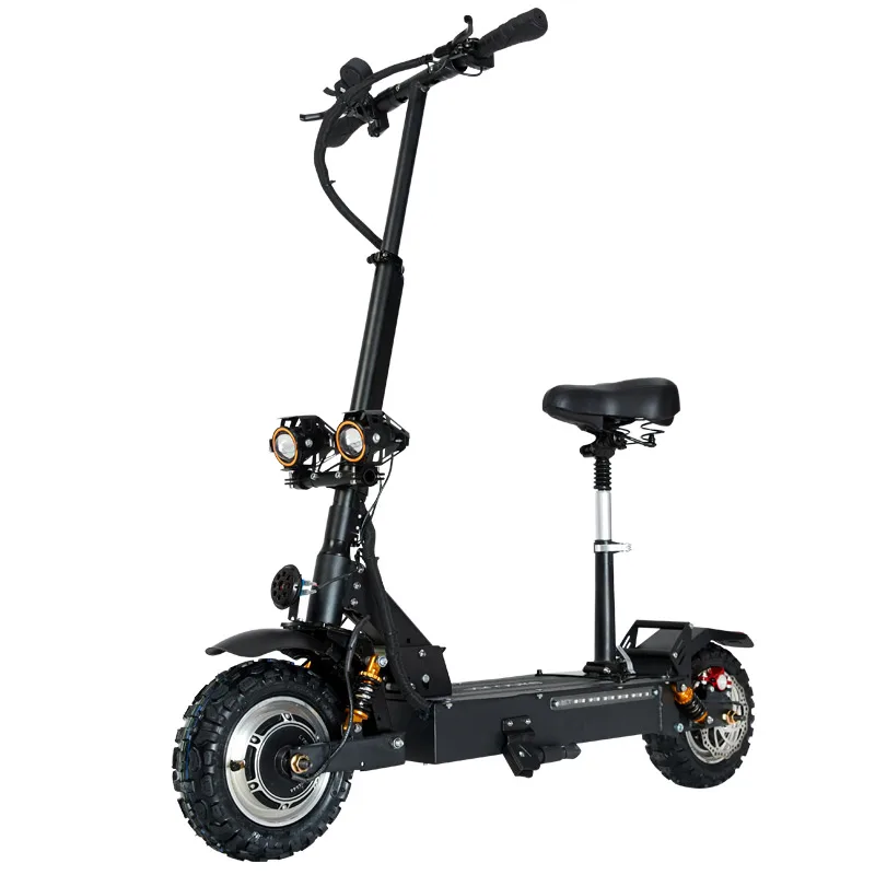 

Electric scooter adult 11 inch 60V / 3200WGST off-road tire folding electric scooter double motor electric motorcycle strong